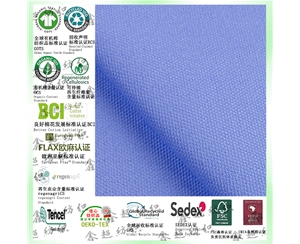 OEKO-TEX100%2*2梭织帆布大量现在出售可过测试染色可提供证书面料