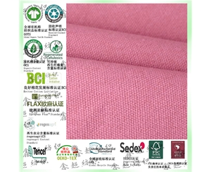 全棉OEKO-TEX100%认证10安绿色天然棉可订织订染可提供OEKO资质证书